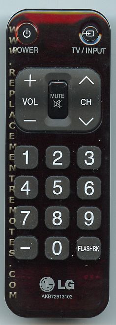 LG AKB72913103 TV Remote Control