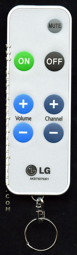 LG AKB73075301 Keychain Bed TV Remote Control