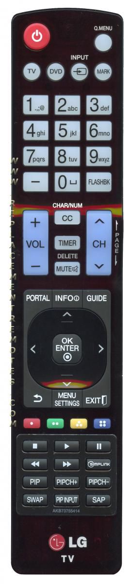 LG AGF76692613 TV Remote Control