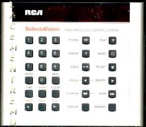 RCA CRK36A TV Remote Control