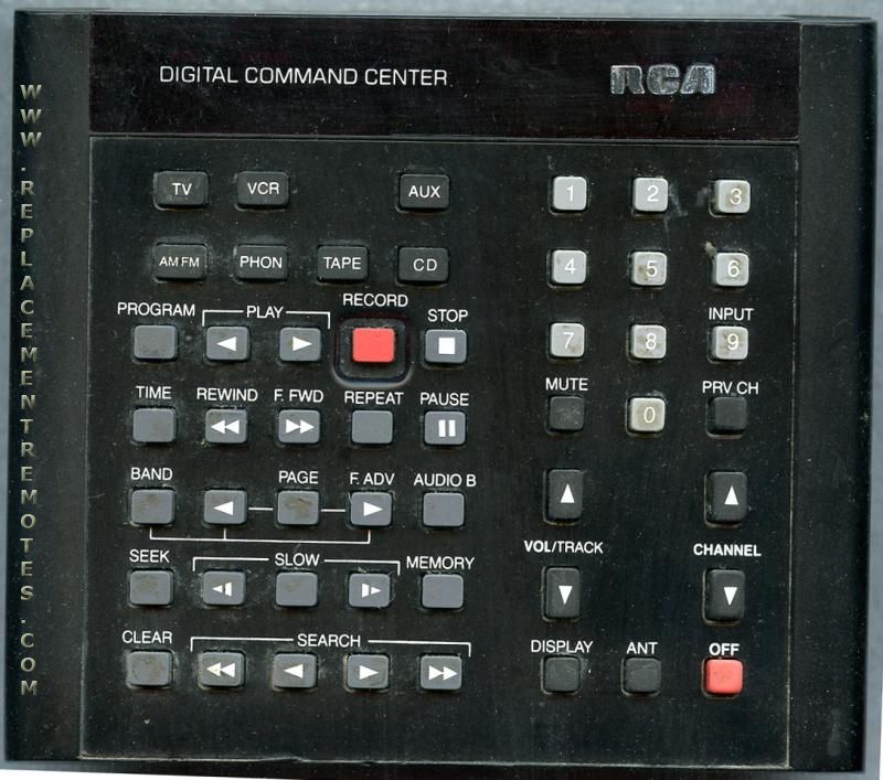 RCA CRK42A TV Remote Control