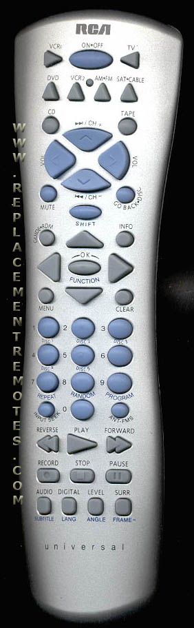 RCA CRK76AF1 Advanced Universal Remote Control