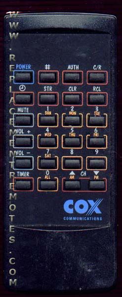 Cox 970325 Cable Remote Control