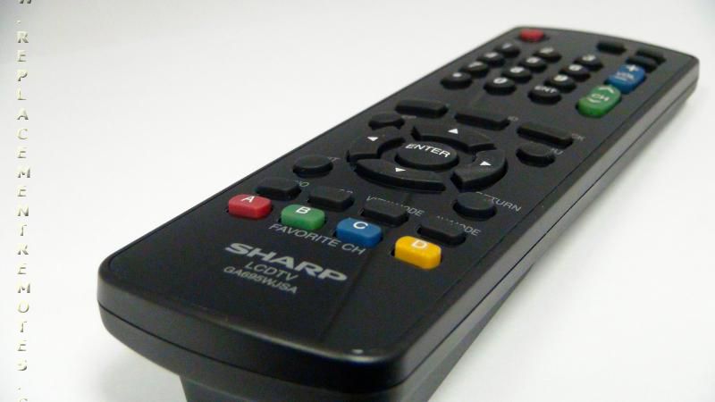 Sharp GA695WJSA TV Remote Control