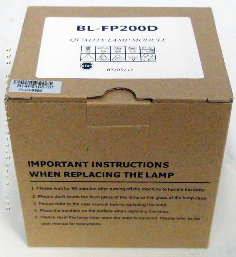 Generic BLFP200D for Optoma Projector Lamp Assembly