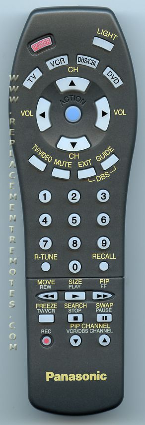 Panasonic EUR511500 TV Remote Control