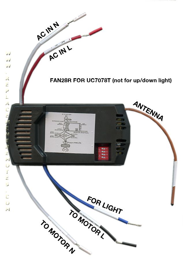 Hampton Bay FAN28R Ceiling Fan Receiver