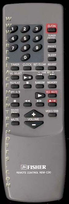 Fisher REMC30 Audio Remote Control