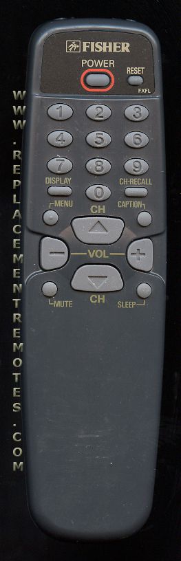 Fisher FXFL TV Remote Control