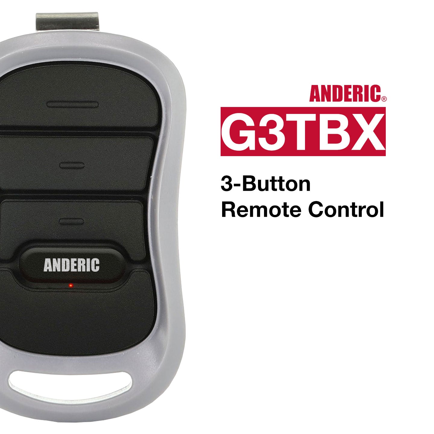 G3TBX 3-Button Garage Door Opener Remote Control for Genie® Intellicode® G3T-BX G3T-R G3T-A