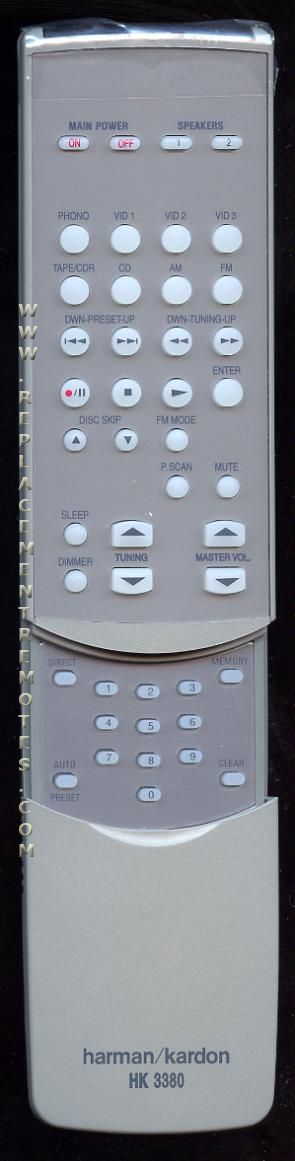 Harman-Kardon HK3380 Audio Remote Control