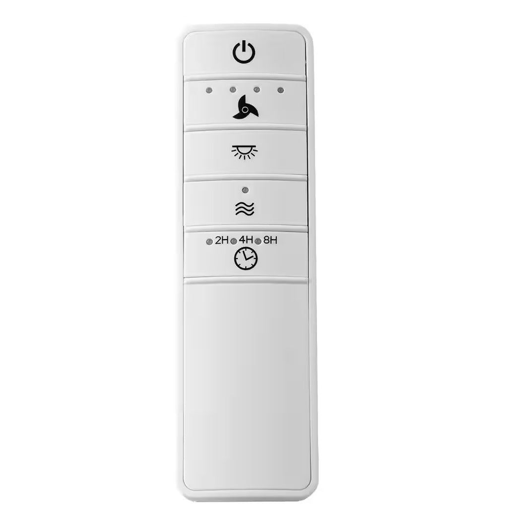 Hampton Bay Universal Smart Wi-Fi 76278 4-Speed Ceiling Fan White Remote Control Kit - For Use Only With AC Motor Fans Powered by Hubspace