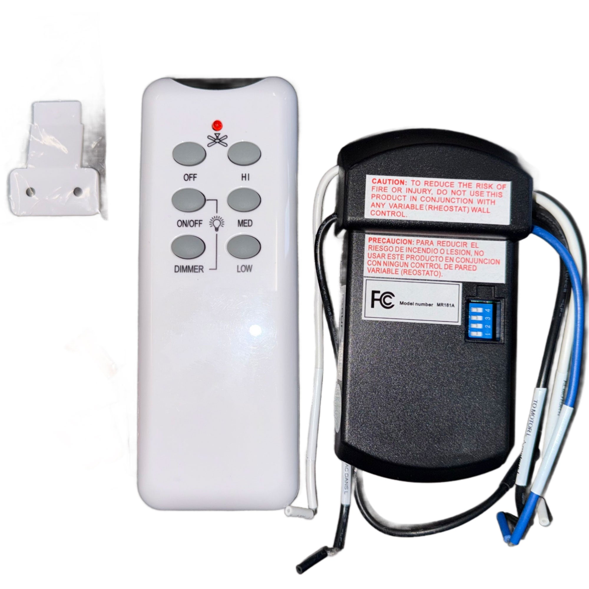 Design House KUJCE10511 Ceiling Fan Remote Control Kit