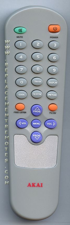 Akai KKY261G TV Remote Control