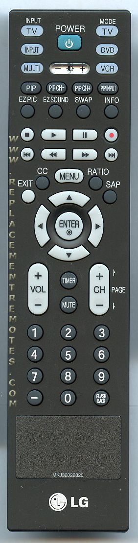 LG MKJ32022820 TV Remote Control