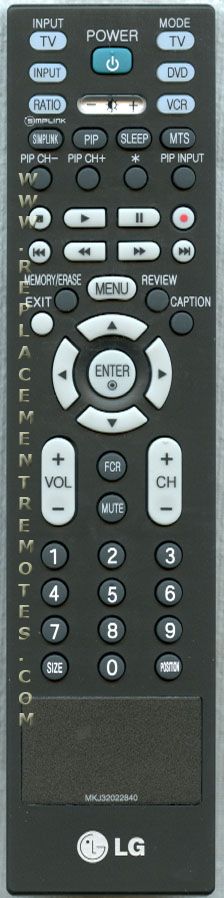 LG MKJ32022840 TV Remote Control