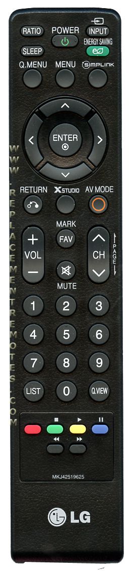 LG MKJ42519625 TV Remote Control