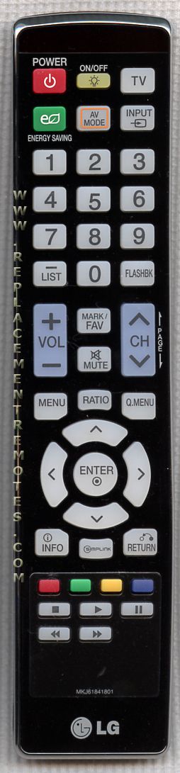 LG MKJ61841801 TV Remote Control