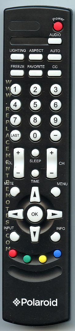 Polaroid S0920298 TV Remote Control