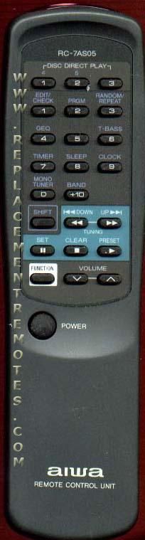 Aiwa RC7AS05 Audio Remote Control