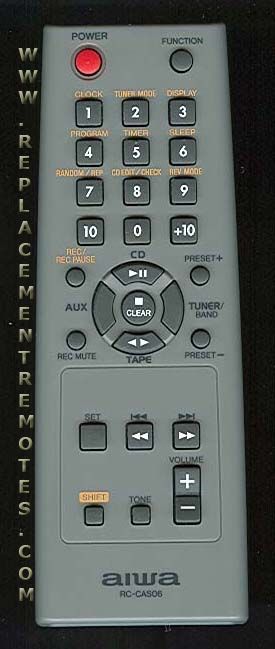 Aiwa RCCAS06 Audio Remote Control