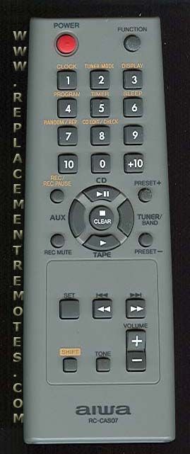 Aiwa RCCAS07 Audio Remote Control