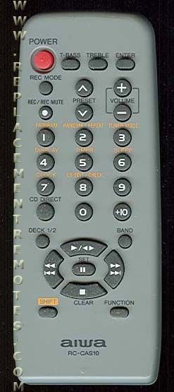 Aiwa RCCAS10 Audio Remote Control