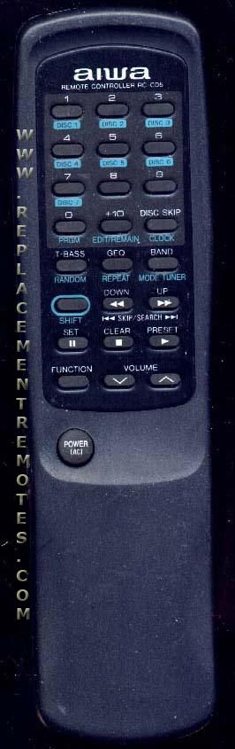 Aiwa RCCD5 Audio Remote Control