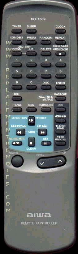 Aiwa RCT509 Audio Remote Control