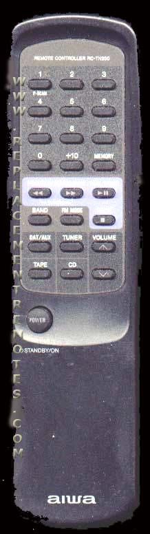 Aiwa RCTN250 Audio Remote Control