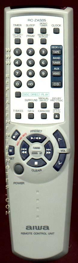 Aiwa RCZAS05 Audio Remote Control