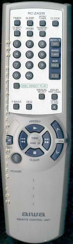 Aiwa RCZAS10 Audio Remote Control