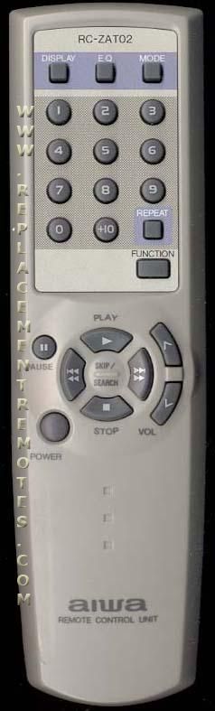 Aiwa RCZAT02 Audio Remote Control