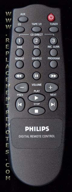 Philips RC07102/01 Audio Remote Control