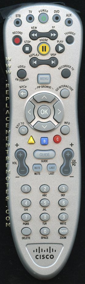 Cisco RC1534807/02b Cable Remote Control