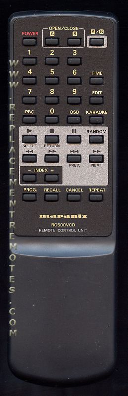 Marantz RC500VCD Audio Remote Control