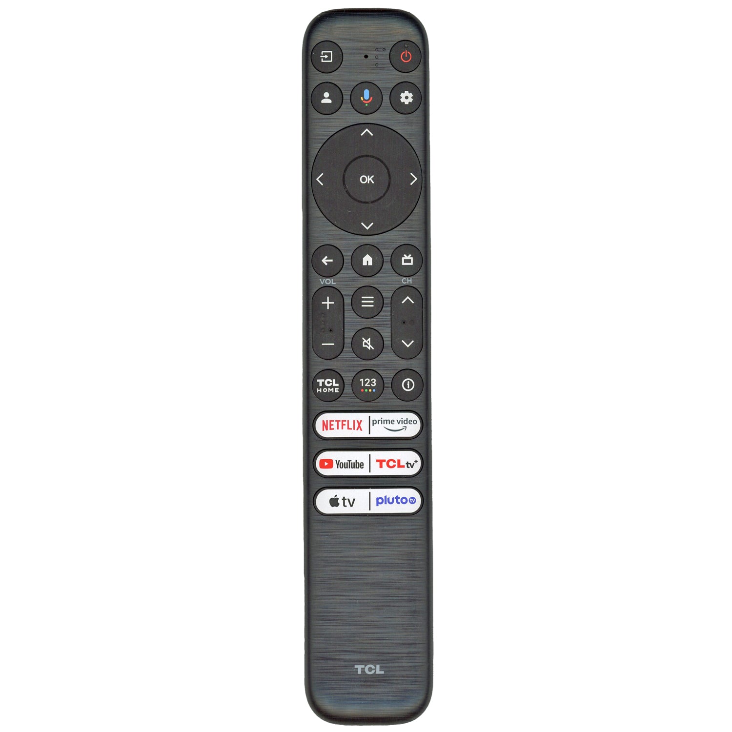 TCL RC923 FMB2 Google TV Smart Remote Control Netflix, Prime Video, YouTube, TCL Channel, TCL tv, Apple TV, Pluto - 21001-000121