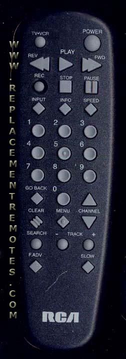 RCA RCA9270 VCR Remote Control