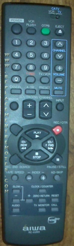 Aiwa RCAVR11 Audio Remote Control