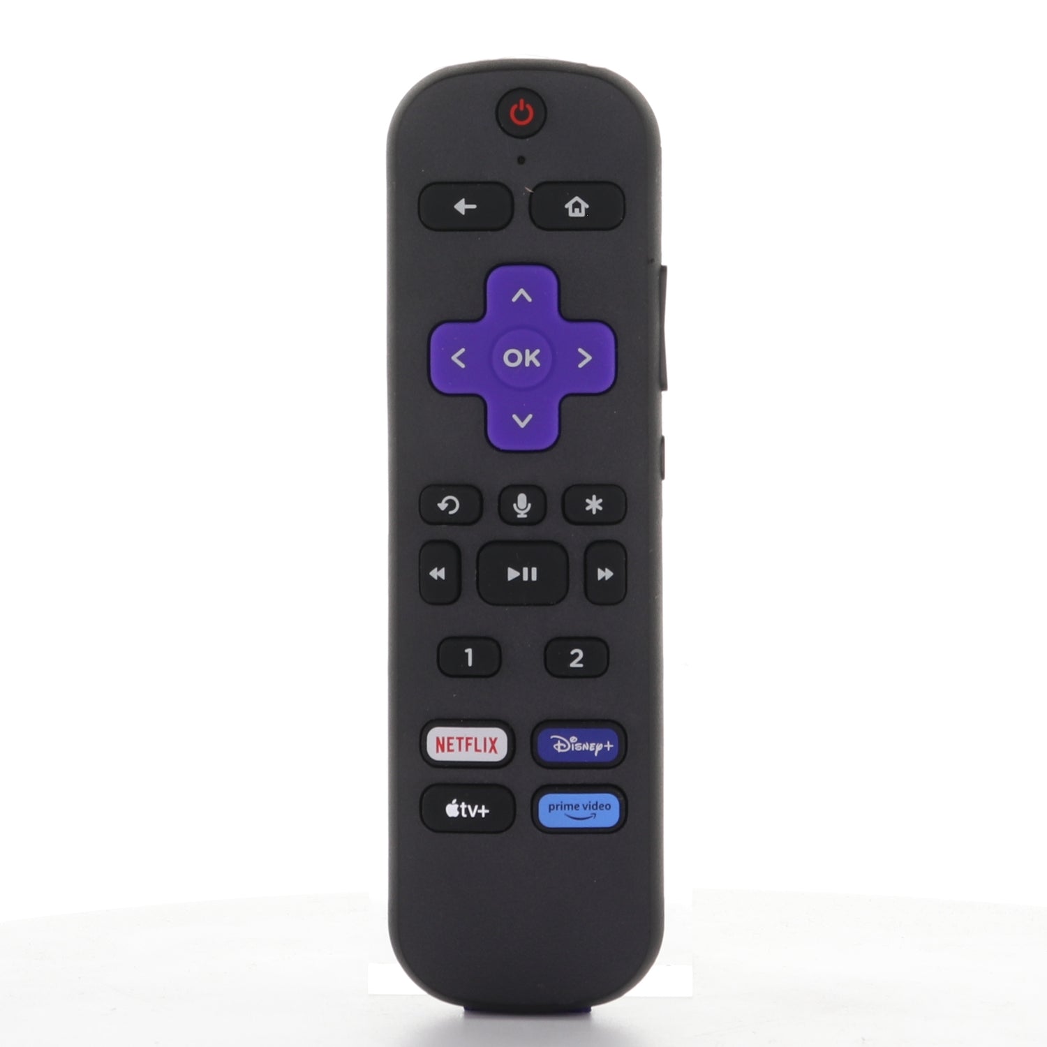 Roku RCEL3 With Headphone jack, Roku TV Remote Control - Netflix, Disney, Apple TV +, Prime Video - 3026000134