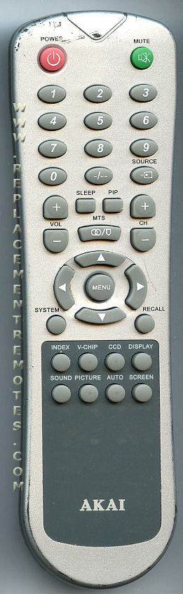 Akai E7501050001 TV Remote Control