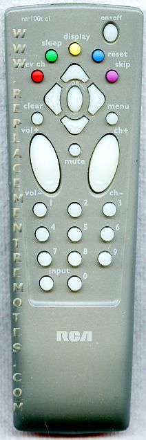 RCA RCR100TCL TV Remote Control