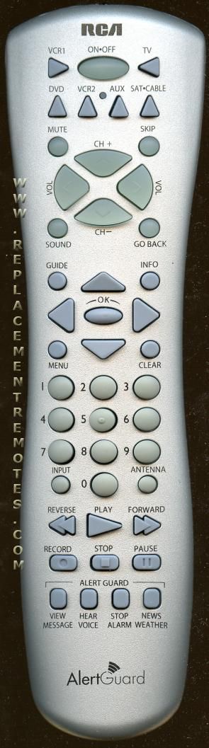 RCA RCR160THM1 TV Remote Control