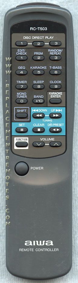 Aiwa RCT503 Audio Remote Control