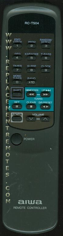 Aiwa RCT504 Audio Remote Control