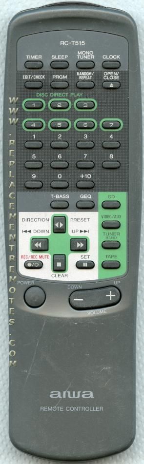 Aiwa RCT515 Audio Remote Control