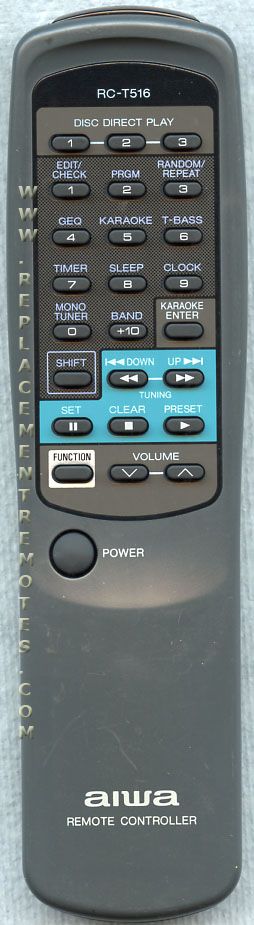 Aiwa RCT516 Audio Remote Control