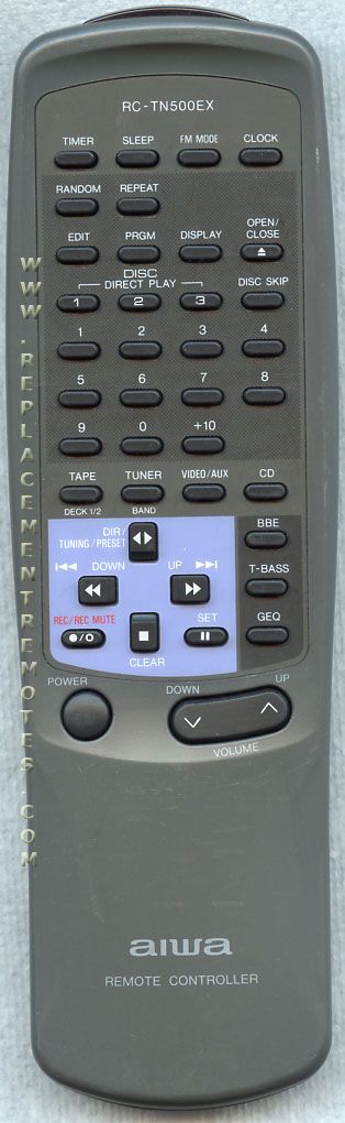 Aiwa RCTN500EX Audio Remote Control