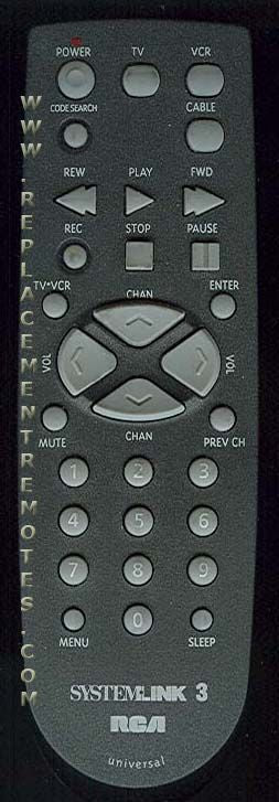 RCA RCU1300 3-Device Universal Remote Control