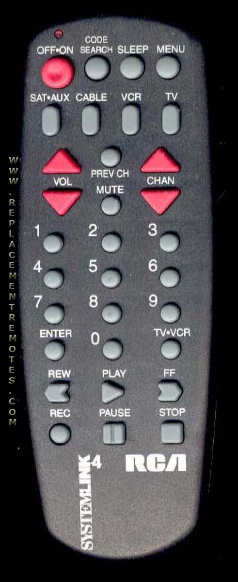 RCA RCU404A 4-Device Universal Remote Control